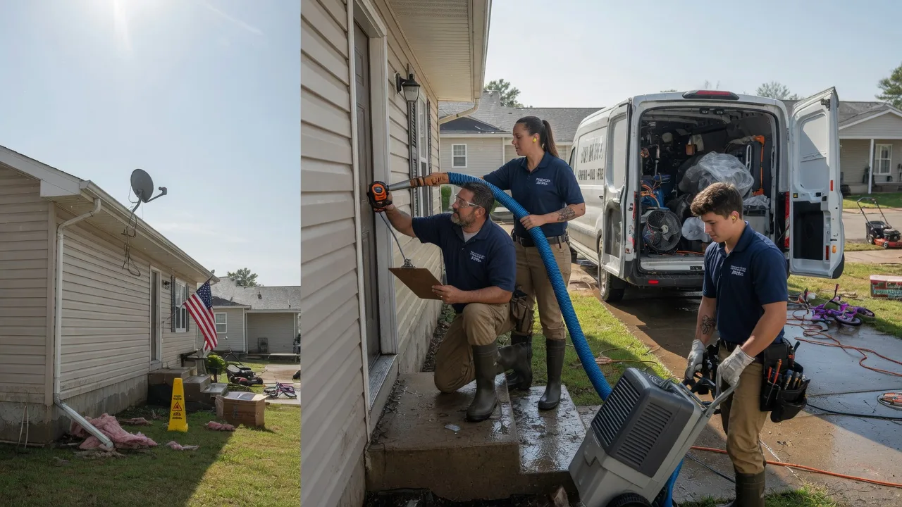 Ceiling Water Damage Restoration in Louisville, NE near me